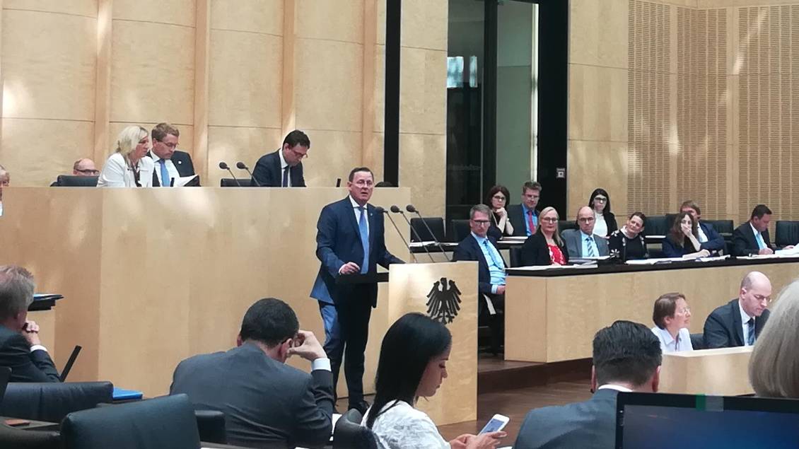 Bodo Ramelow am Rednerpult des Bundesrats