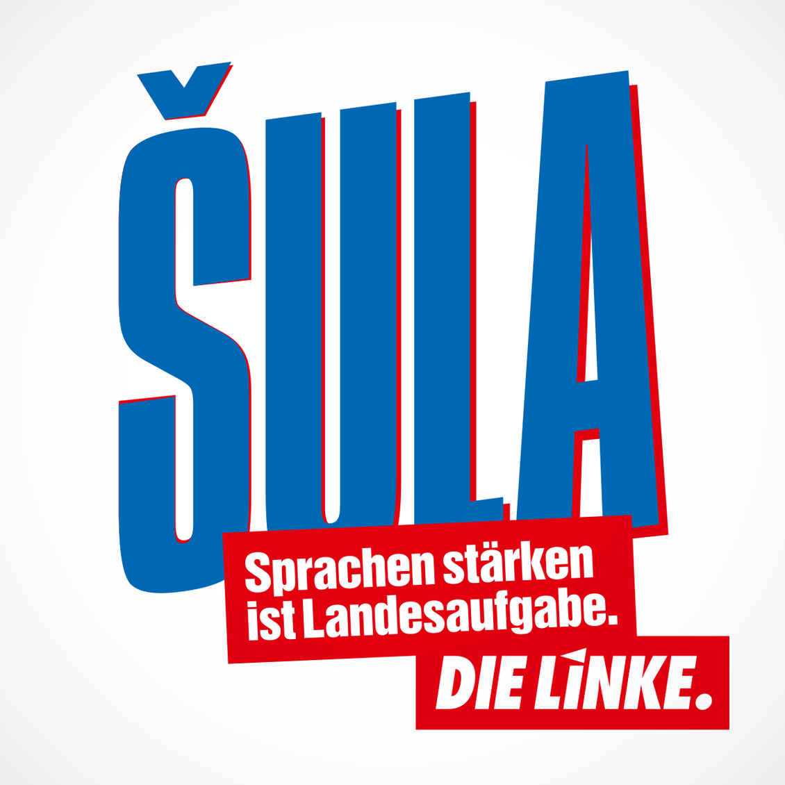 Sharepic zum Thema Sorben/Wenden: Sprachen stärken ist Landesaufgabe.
