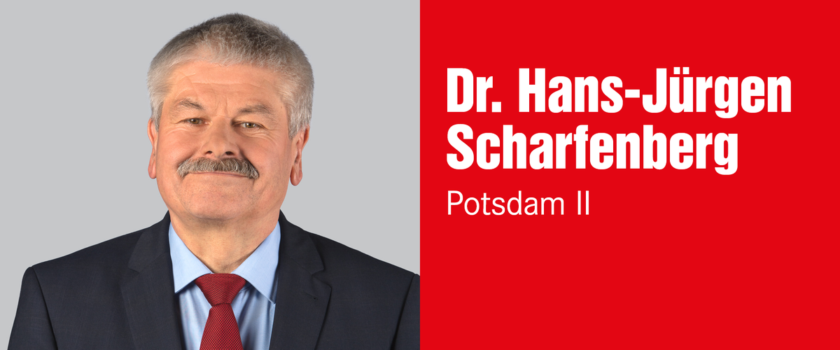 Dr. Hans-Jürgen Scharfenberg, Wahlkreis 22 – Potsdam II