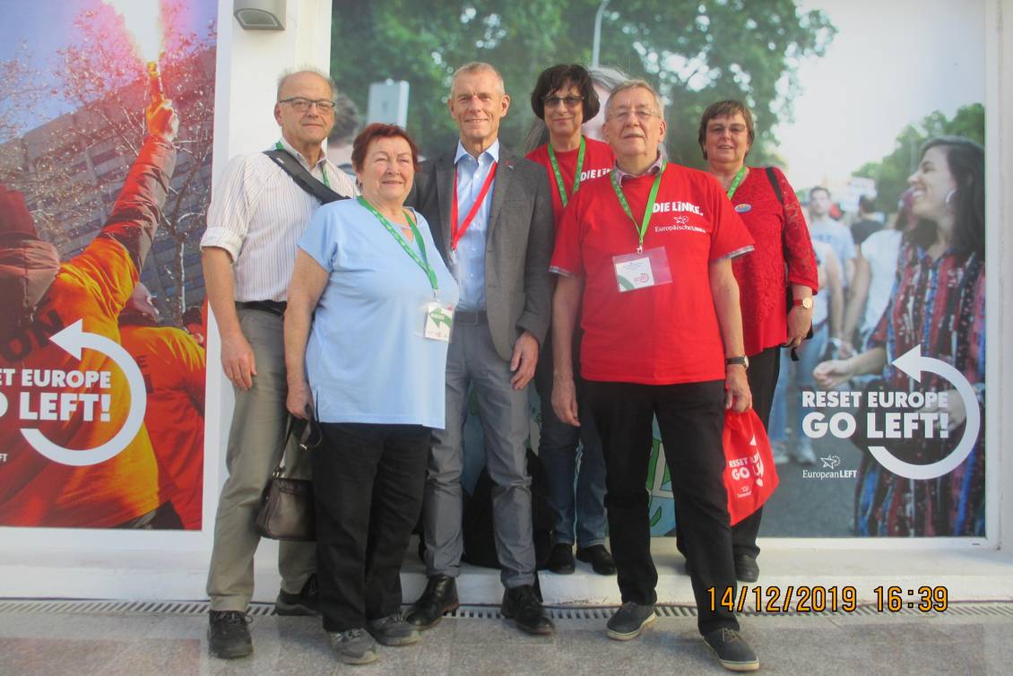 Gruppenbild mit Helmut Scholz