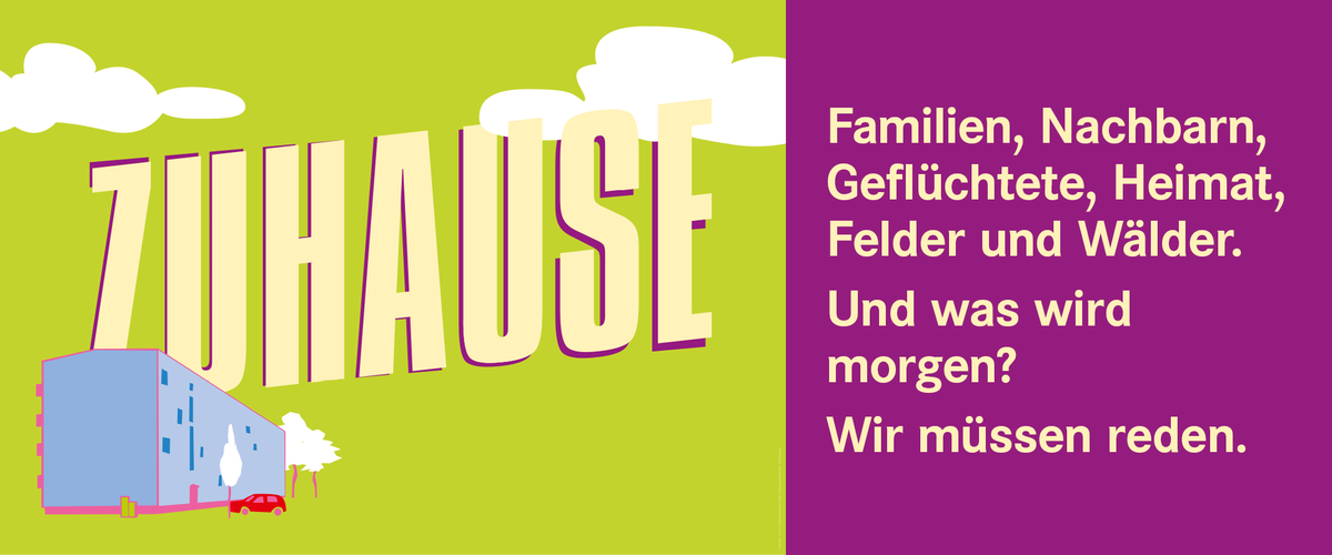Großfläche zum Thema Zuhause
