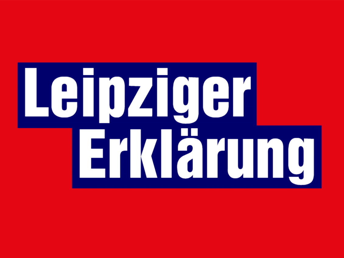 Text: Leipziger Erklärung