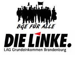 Grafik: BGE für alle - LAG Grundeinkommen DIE LINKE. Brandenburg