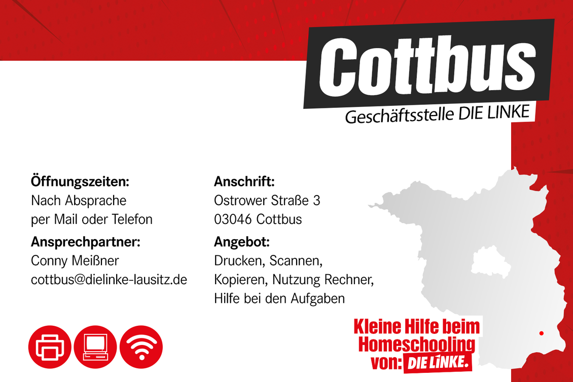 Kontaktdaten Kreisgeschäftsstelle in Cottbus