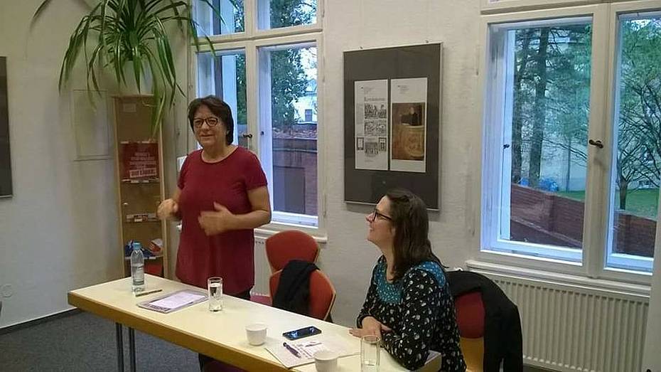 Cornelia Möhring und Anja Mayer